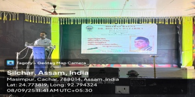 Photographs of Bhupen Hazarika birth centenary celebration. On SMCH Hospital